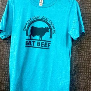 Small, medium and Large , cowgirl tshirt , cowboy support :)